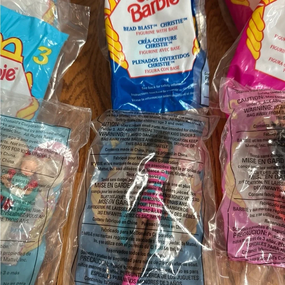 Vintage Barbie McDonald’s Happy Meal Toys Collection NIP - Picture 3 of 4